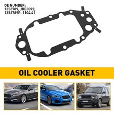Oil Cooler Housing Seal Gasket For Citroen C6 Peugeot 407 2.7 Hdi V6 1104.41 New