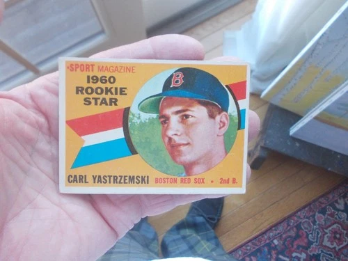 Topps # 148 Card Carl Yastrzemski 1960 Rookie Star Card Exc.+ Cond. View Photos
