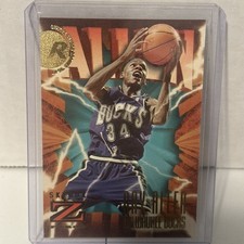1996-97 Skybox Z-Force Ray Allen Rookie RC #140 Bucks