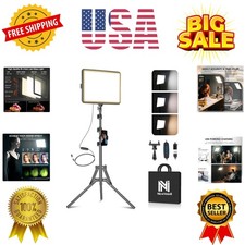 1-Pack LED Video Light Kit, Photography Lighting Kit, 2800-6500K Dimmable Stu...