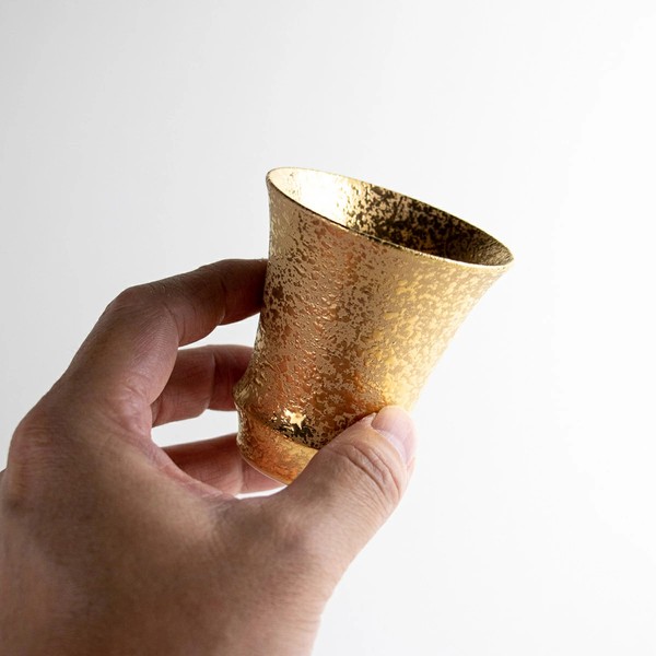 Juego de jarra y taza de sake empaquetado en una caja de madera hecha de Arita-y de Japón