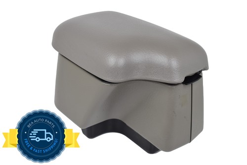 2000-2005 Saturn L-Series Center Console Gray Vinyl Armrest L100 L200 L300 OEM