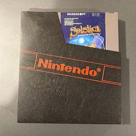 Solstice: The Quest for the Staff of Demnos (Nintendo NES) Cartridge