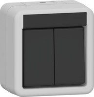 Gira 310530 Wippschalter 10 Ax 250 V~ Serienschalter Wg Ap Grau