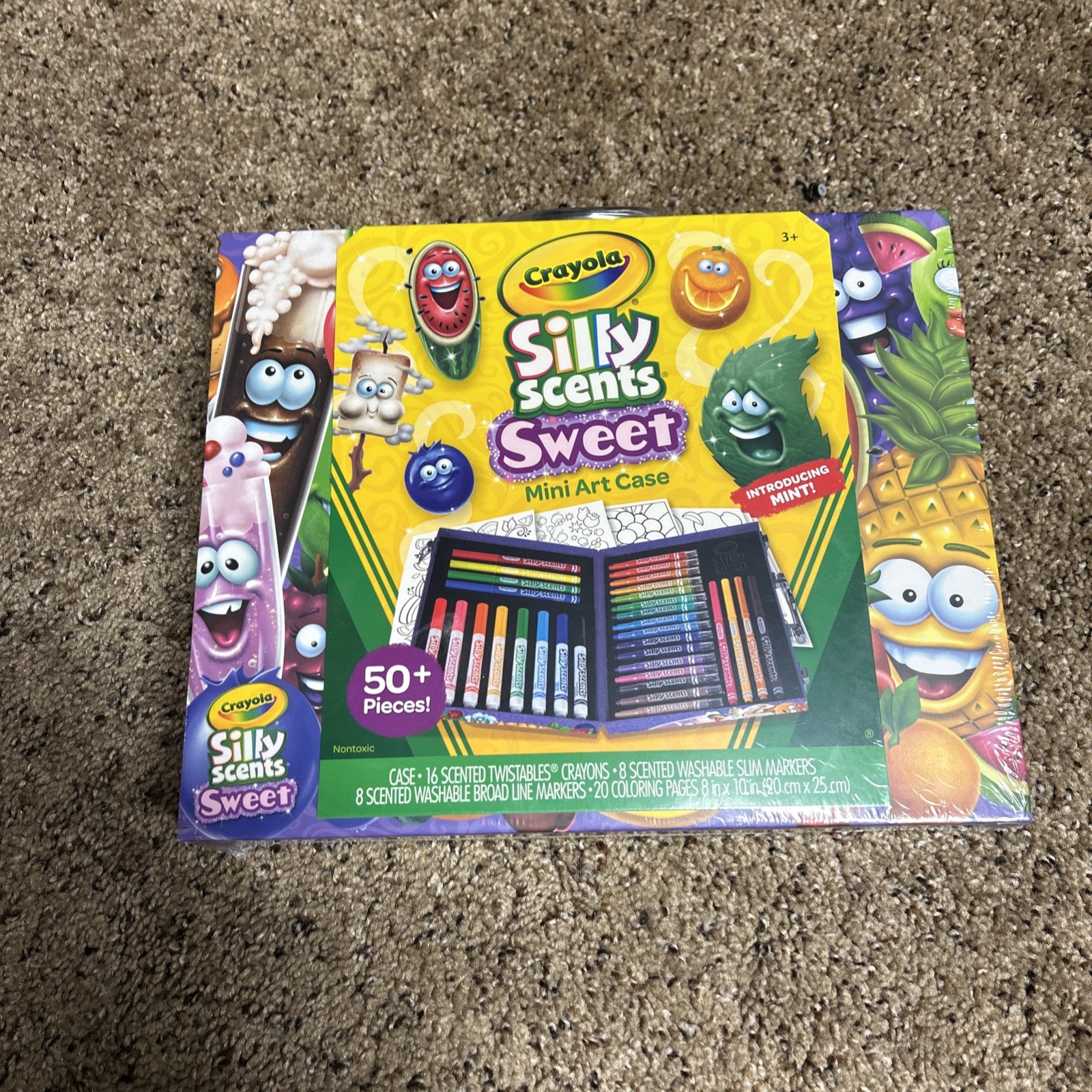 Crayola Silly Scents SWEET 50+ pc. Mini Art Case: Crayons/Ma