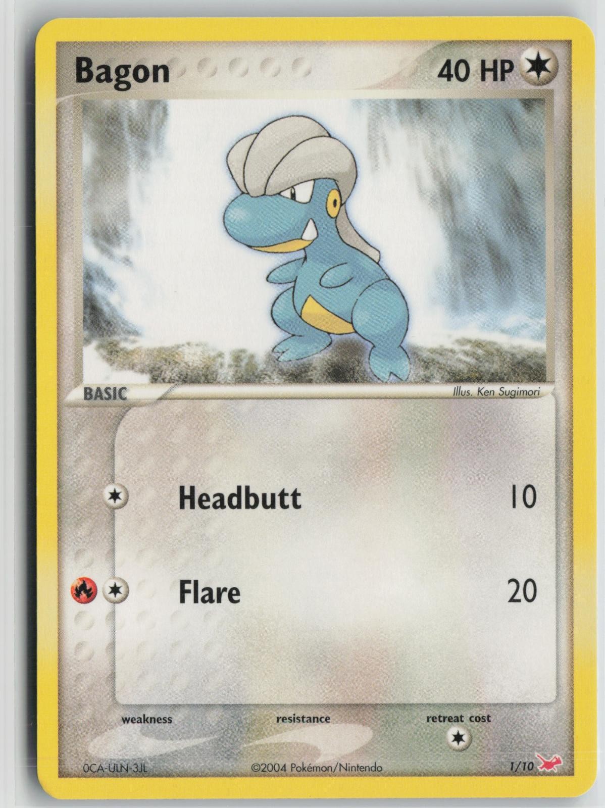 Bagon 1/10 EX Trainer Kit Latias Pokemon Lightly Played