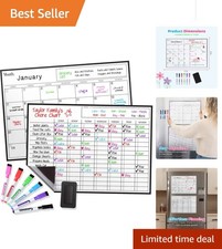 Family Organization Made Easy: Cinch Magnetic Dry Erase Calendar & Chore Charts