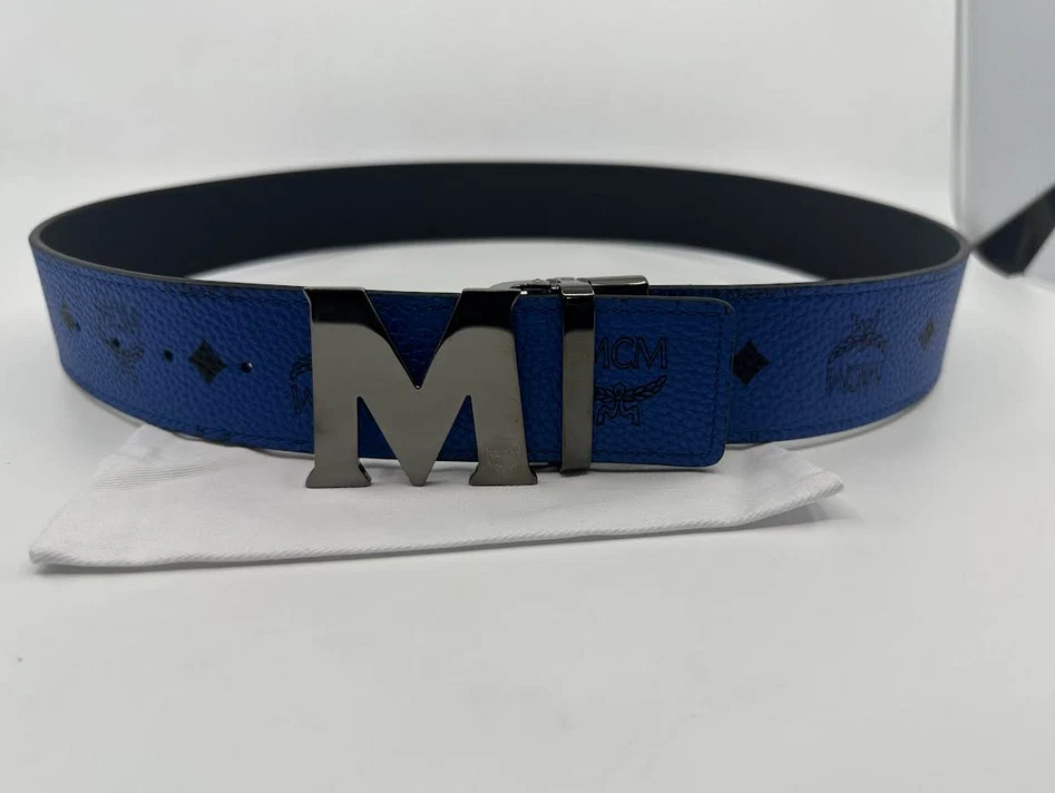 MCM Leather Blue Belts for Men for sale | eBay