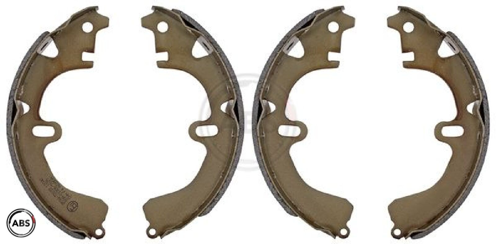 A.B.S. 8594 Bremsbackensatz 4 Bremsbacken Trommelbremse für Toyota