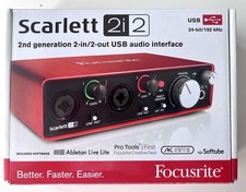 Scarlett 2i2 2nd gen 2-in/2-out USB audio interface