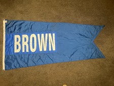 Wrigley Field Chicago Cubs Roof Top Flag Mordecai Brown HOF Game Used COA