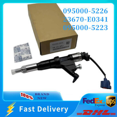 095000-5226 23670-E0341 Common Rail Diesel Fuel Injector 095000-5223 for E13C