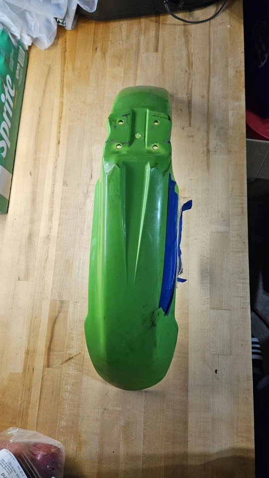 Kawasaki KX250F 2005 juego completo de plásticos OEM kit verde Foto 2 de 4