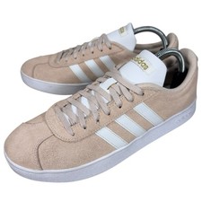 Adidas Vl Court 2.0 Suede Sneakers Women  s Size 10 Pink H06114 VGC