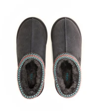 Authentic Women's Shoes 100% UGG Tasman II Braid Winter Slippers Dark Grey NIB