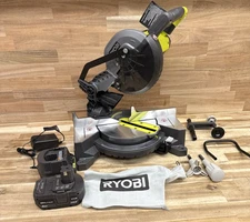 RYOBI P553 Compound Miter Saw  Cordless 7-1/4 in. w 4Ah battery/charger (P6-16)
