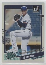 2023 Panini Donruss Rated Prospect Season Stat Line 35/257 Taj Bradley #55 0s1o