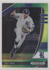 2020 Panini Prizm Draft Picks Green & Yellow Hyper Prizm Trei Cruz #PDP73 1s8