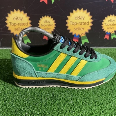 Adidas Originals SL72 RS OG Green,Yellow,Core Black Brazil Trainers UK 4.5 - Image 1 of 4
