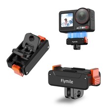 Magnetic Adapter For DJI Osmo Action 3/4/5 Pro Foldable Quick Release Mount Base