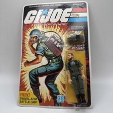 1982 Hasbro GI Joe Breaker MOC Communications Officer Swivel Arm 20 Back ARAH