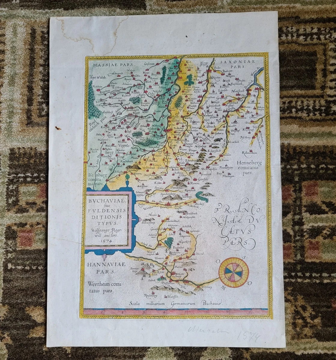 Antique Original World Maps & Atlases 1500-1599 for sale | eBay