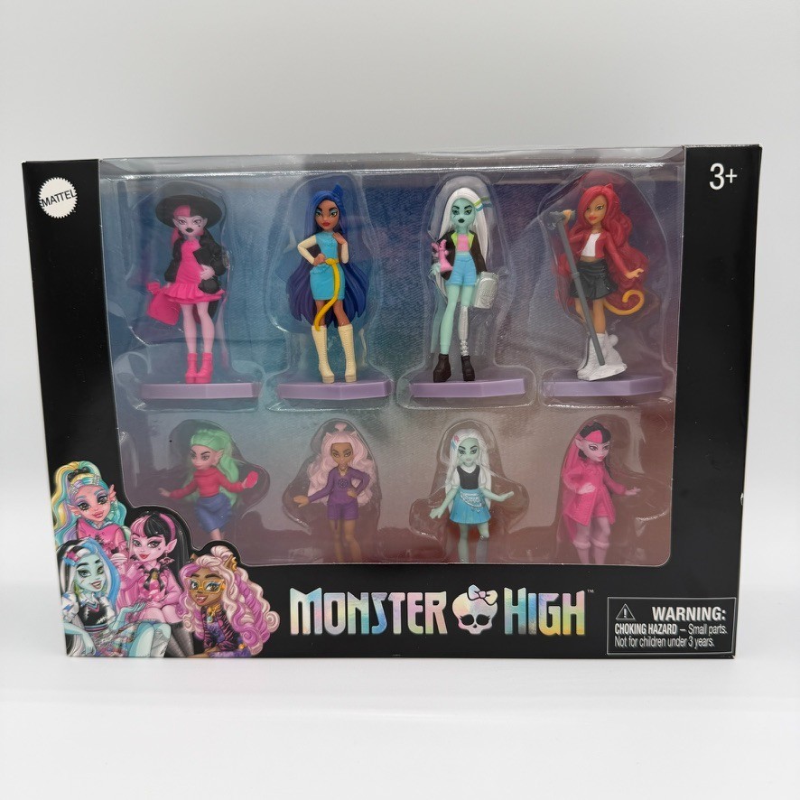 Monster High Mini Doll Set 8 Pack Mattel Figures Draculaura Clawdeen 2026 New