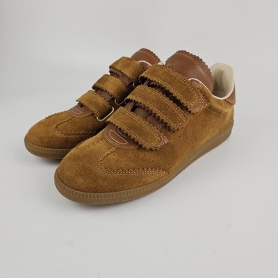 ISABEL MARANT Beth Brown Suede Sneakers New & Authentic