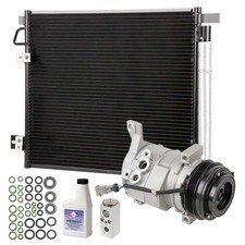For Hummer H3 & H3T AC Compressor w/ A/C Condenser & Repair Kit TCP
