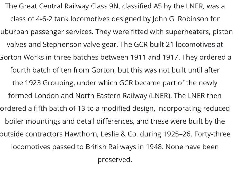 Sonic Models S4101-01 OO GCR/GREEN Class A5 'Robinson' 4-6-2T Steam Engine #373 - Image 3 of 4