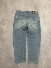 Vintage 90s Versace Jeans Couture Denim Jeans Distressed Size 40