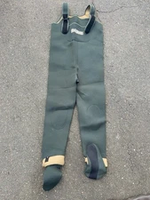 Hodgman Green Neoprene Stocking Foot Chest Waders Size XL