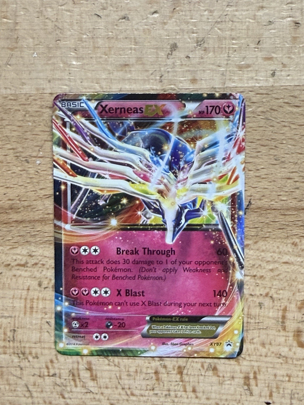Xerneas EX - XY07 - Pokemon XY Promo Ultra Rare Card LP
