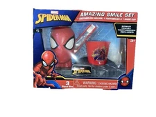 Spiderman Marvel Travel Toothbrush, Holder & Rinse Cup Amazing Smile New