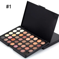 40/74/78 Colors Glitter Eyeshadow Palette Matte Waterproof Long Lasting Pressed