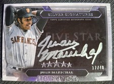 2020 Topps Five Star JUAN MARICHAL Silver Signatures AUTO /40 #SS-JM Giants HOF