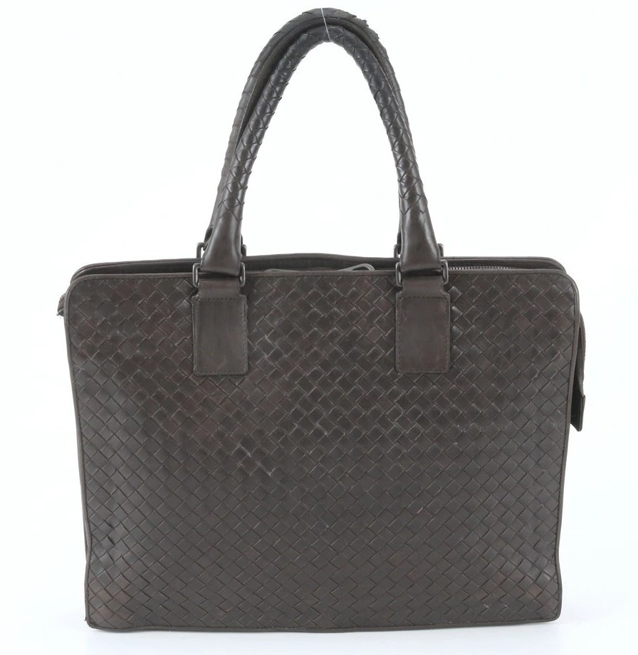 Bottega Veneta Intrecciato Tote bag Brown Leather Women Business Handbag