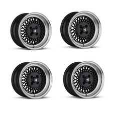 Enkei 465-570-4938bk Set Of 4 Black Enkei92 15x7 Rims 4x100 38mm Offset