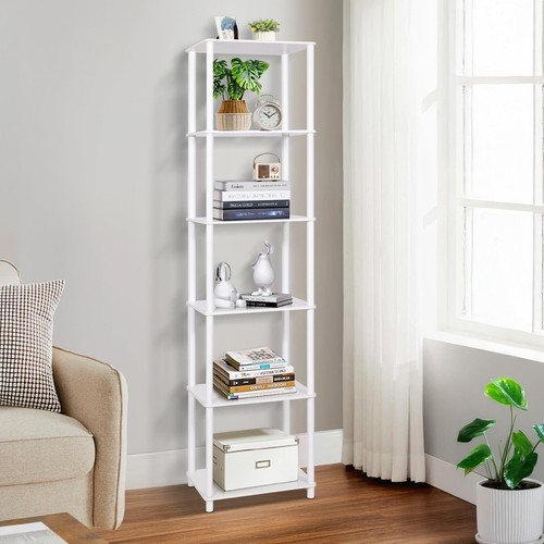 YGYQZ Libreria a 6 cubi, scaffale basso con ripiani aperti, per soggiorno, camera da letto e casa, ufficio, rustico, marrone, 120 x 30 x 71 cm