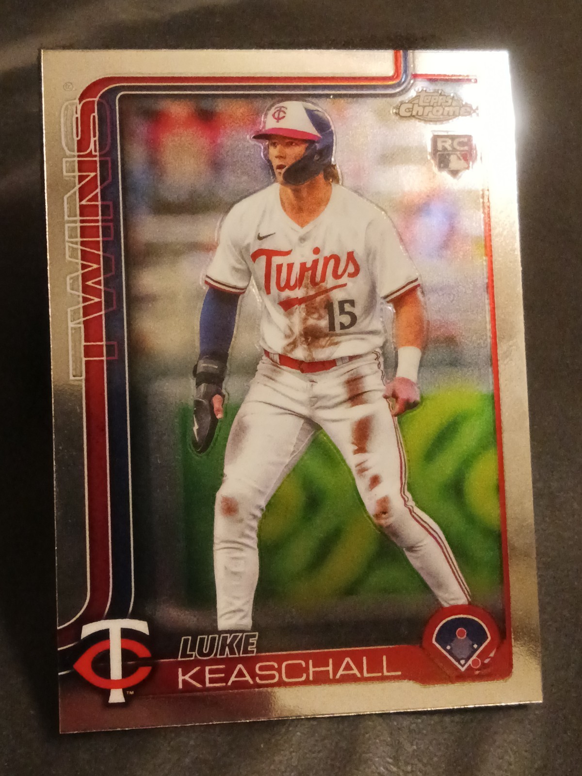 2025 Topps✨Chrome Update✨ #USC106 Luke Keaschall (RC) Minnesota Twins 
