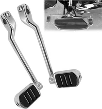 Heel Toe Shift Pegs Front and Rear Shifter Levers Pedals Compatible with 1986-