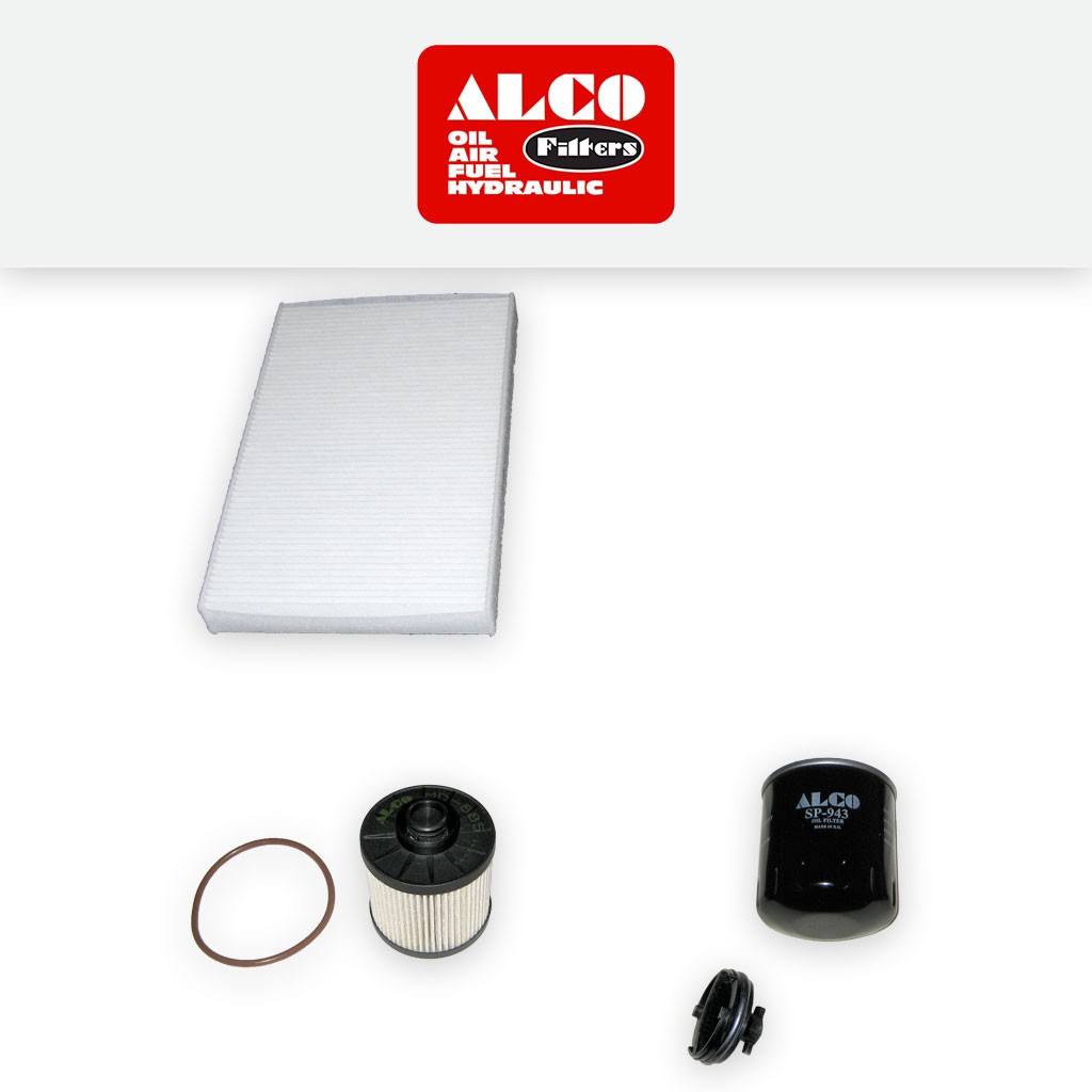 SERVICE KIT for DS DS4 2.0 BLUEHDI ALCO OIL FUEL CABIN FILTERS (2015-2018)