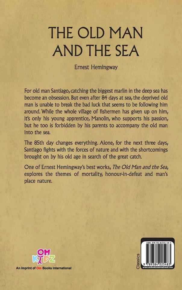 OM ILLUSTRATED CLASSIC: OLD MAN AND THE SEA – ernest hemingway, Hardcover, Brand - image 2 of 4