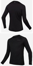 Women&rsquo;s New ENDURA "BAABAA" Merino Blend Long Sleeve Base Layer. Small. Black