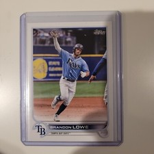 Brandon LOWE 2022 Topps Series 2  SP Image Variation #499 TAMPA BAY RAYS