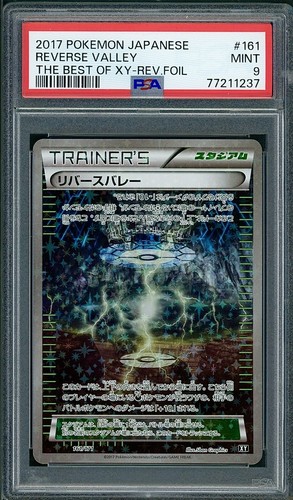 PSA 9 Reverse Valley Reverse Holo Japanese The Best of XY 161/171 Pokemon 