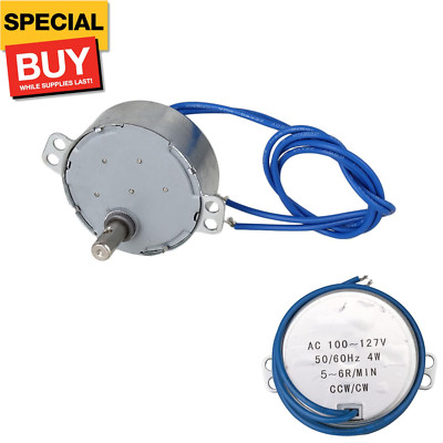 Afordable TYC-50 5-6 RPM AC110V CW/CCW Synchronous Electric Motor with 7mm Shaft