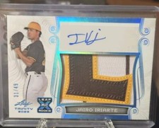 2023 Leaf Trinity Jairo Iriarte Jumbo Patch Auto #31/49 PA-JT1