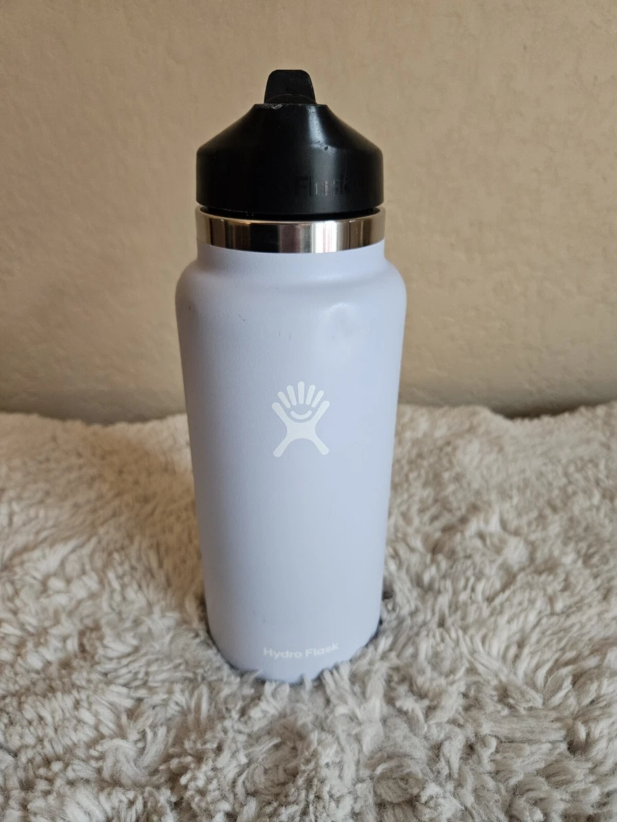 Hydro Flask Water Bottle Stainless Steel Wide Mouth with Straw Lid 2.0  Lavender