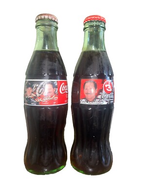 DALE EARNHARDT SR AND EARNHARDT JR 1996 Unopened COCA-COLA COKE